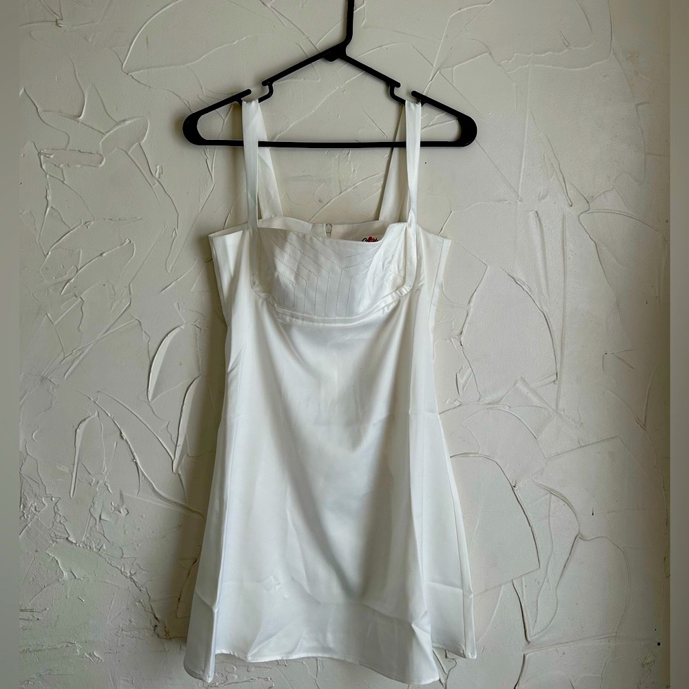 XS Sthcute vintage cream mini dress, perfect for graduations, still has tags